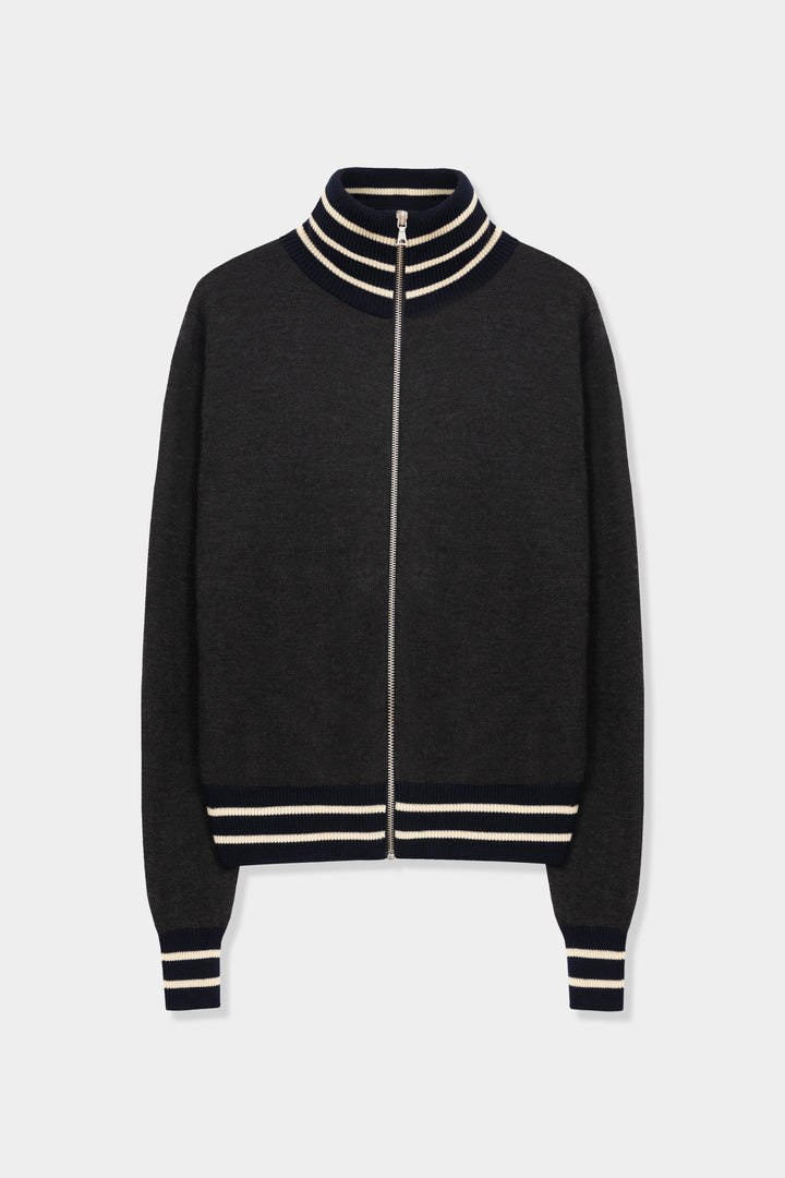 Cordera - Merino Wool Sporty Cardigan