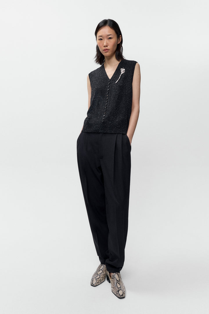 Cordera - Silk &amp; Wool Flecked Waistcoat