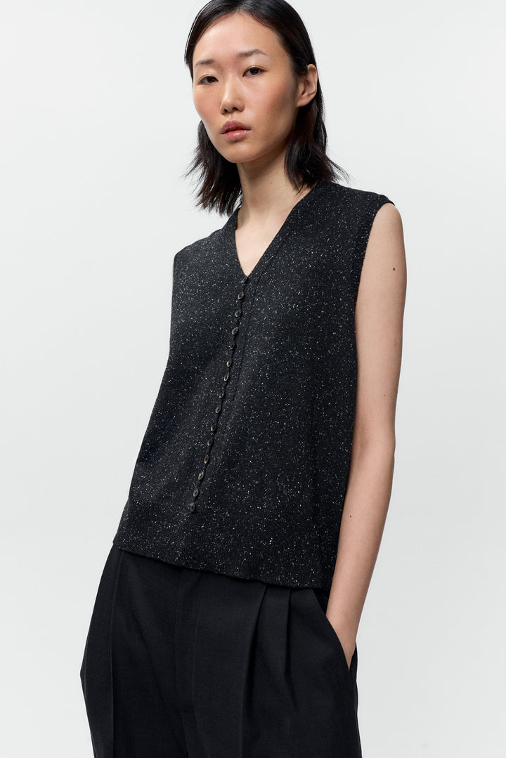 Cordera - Silk &amp; Wool Flecked Waistcoat