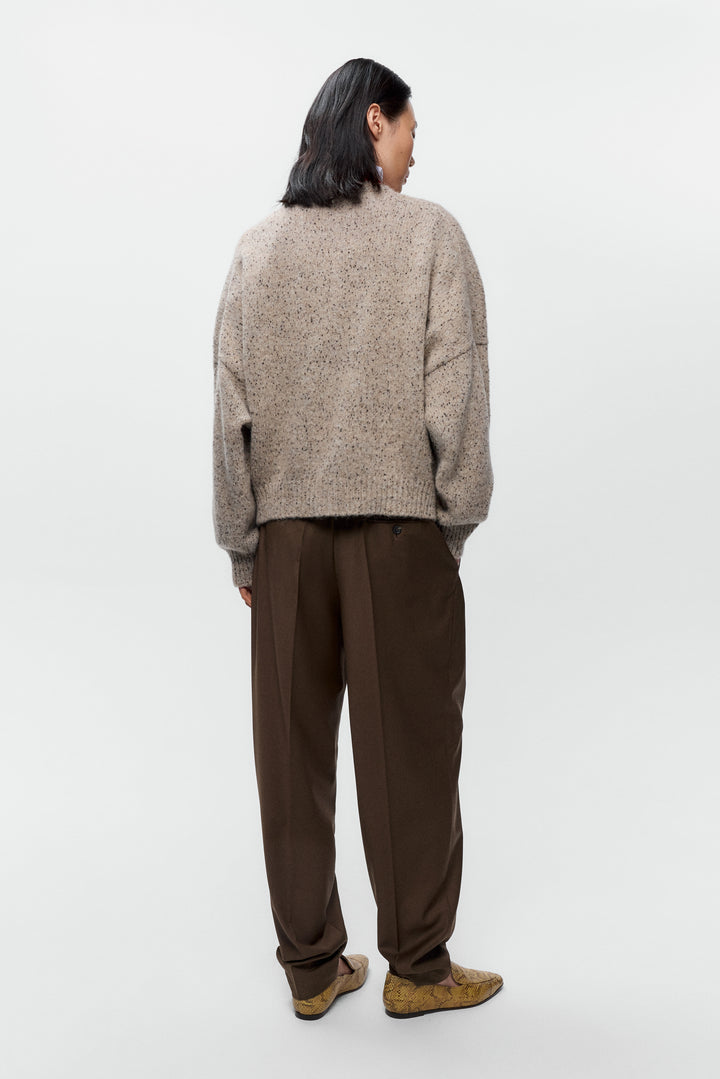 Cordera - Speckled Cardigan - Piedra