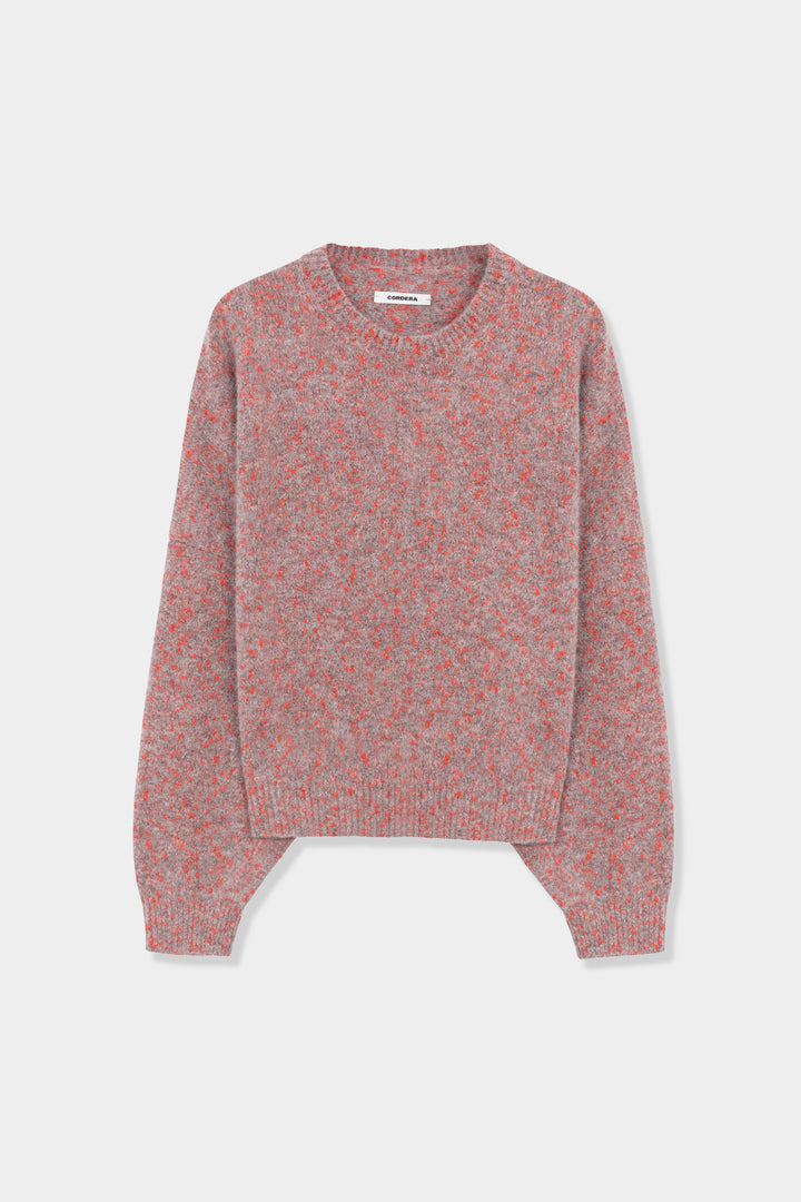 Cordera - Speckled Crewneck Sweater - Malva