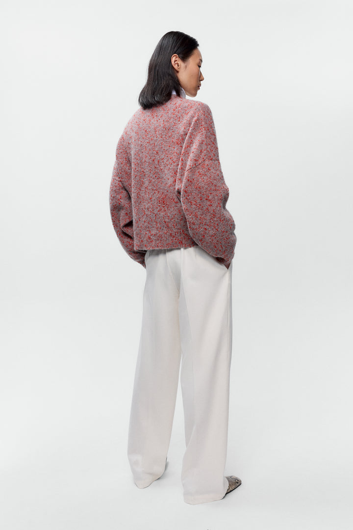 Cordera - Speckled Crewneck Sweater - Malva