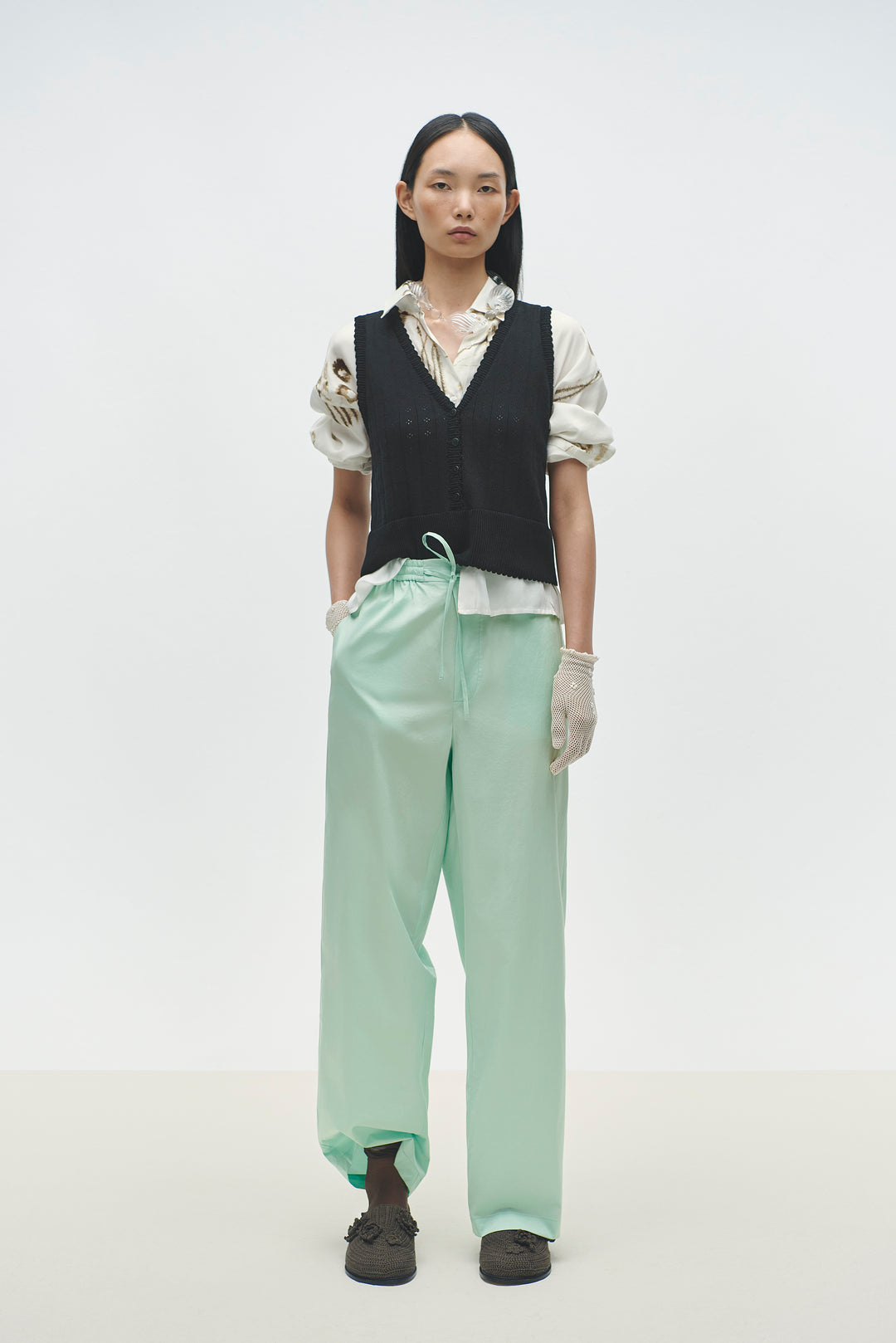 Cordera - Organic Cotton Pointelle Waistcoat