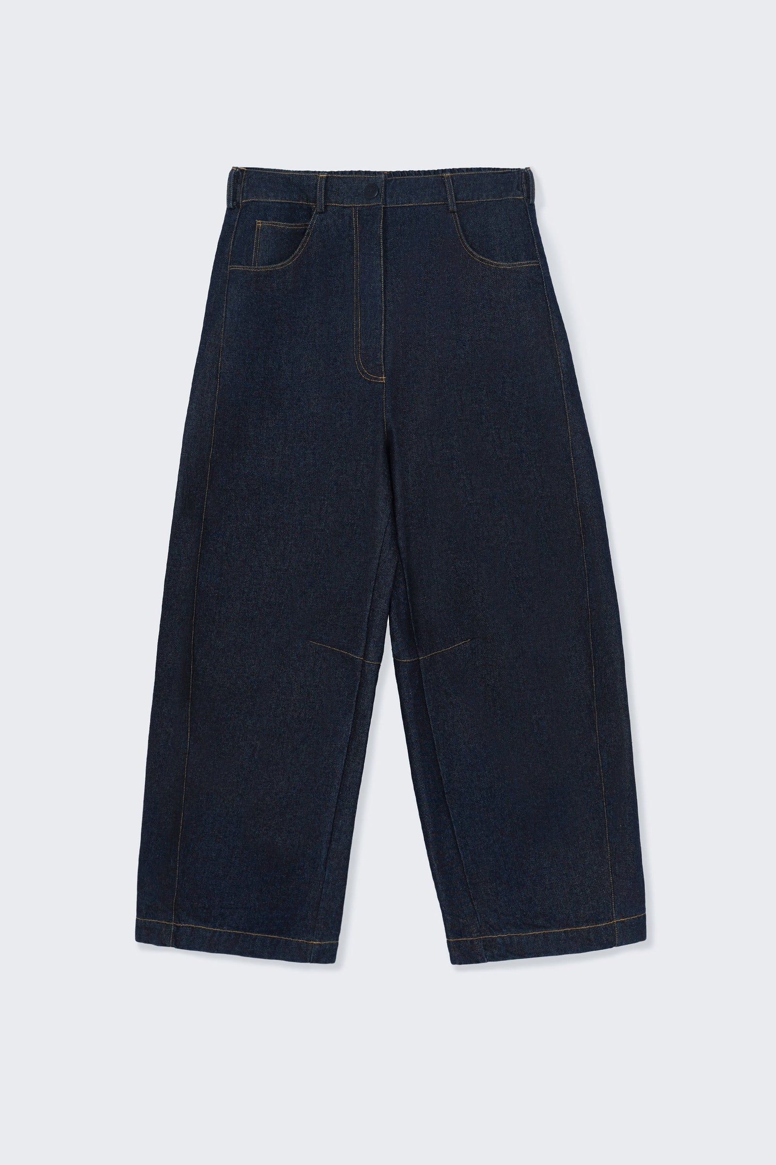 Cordera - Curved Baggy Jeans - Dark Denim – Scarlet Jones