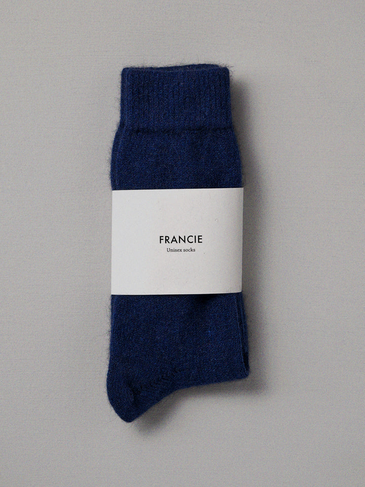 Francie - Possum Merino Socks / Ink