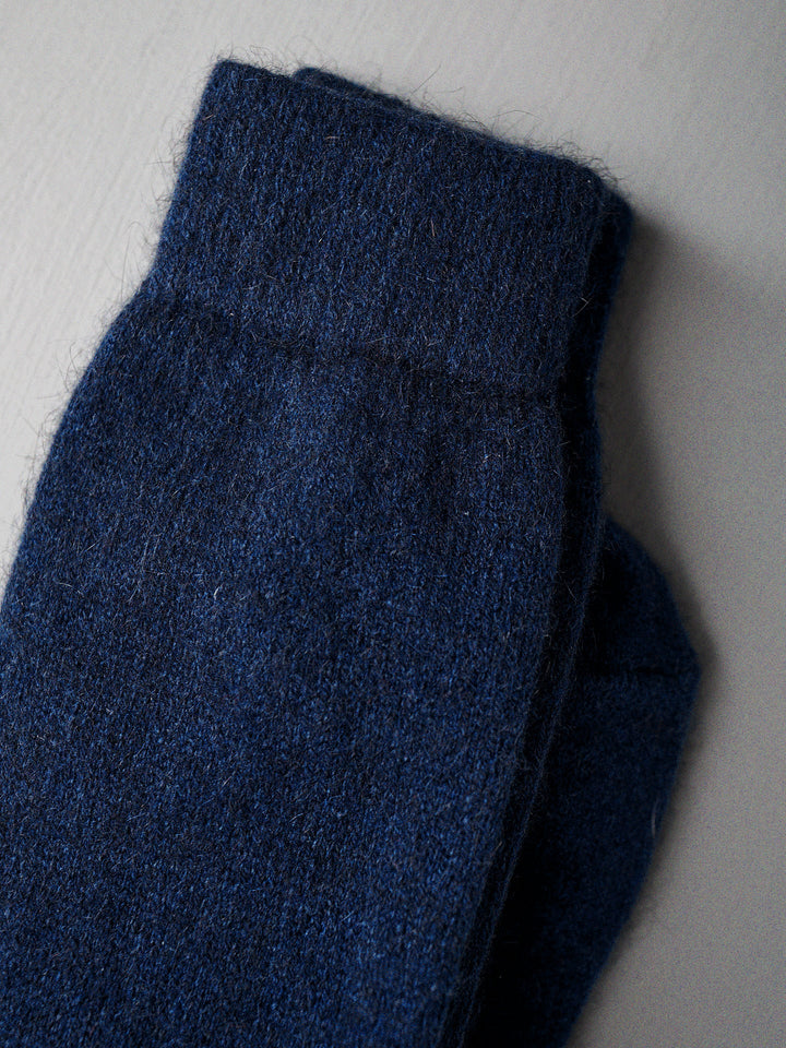 Francie - Possum Merino Socks / Ink