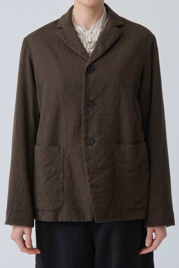 Pas de Calais - Wool Cotton Tailored Jacket