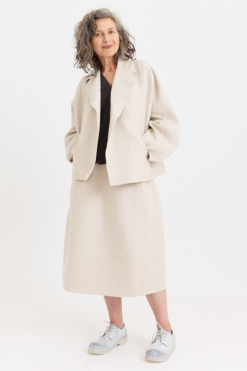Boboutic - Double Breasted Jacket - Pearl