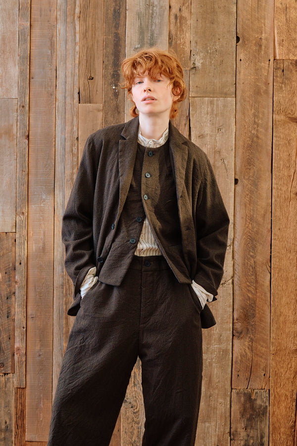 Pas de Calais - Wool Cotton Tailored Jacket