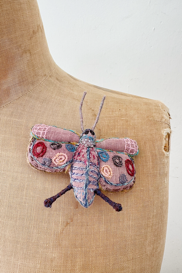 Sophie Digard - Plush Butterfly Brooch