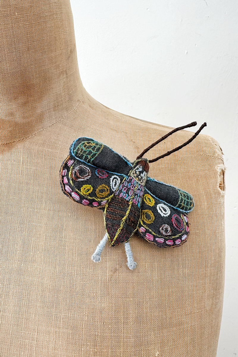 Sophie Digard - Plush Butterfly Brooch