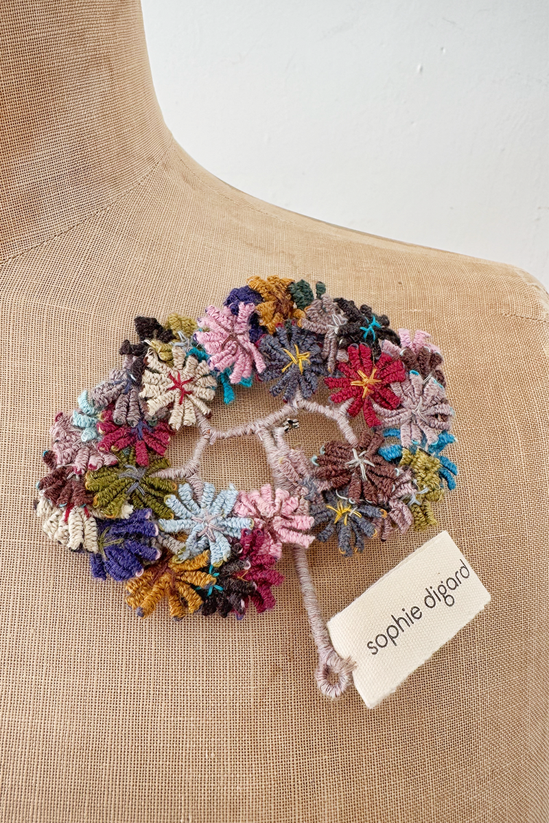 Sophie Digard - Tree Brooch - Linen