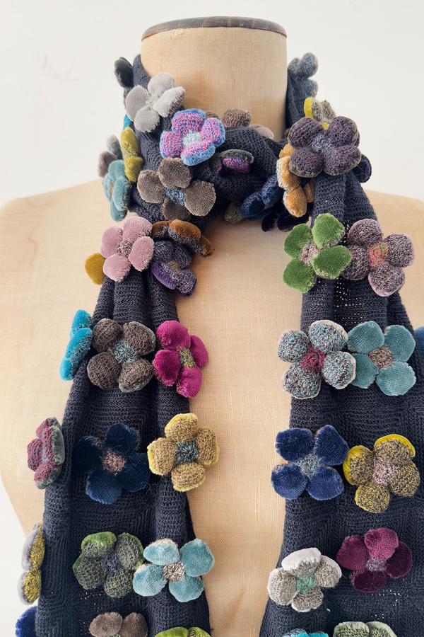 Sophie Digard - Velour Four Petal Scarf
