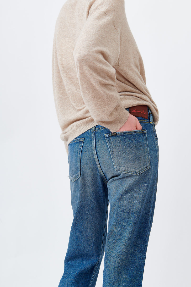 Chimala - Selvedge Denim Used Ankle Cut - CS32-WPO7