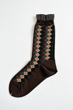 Antipast - Argyles  Socks Knitted - AM-94A