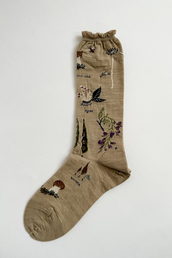 Antipast - Botanical Socks Knitted - AM-753