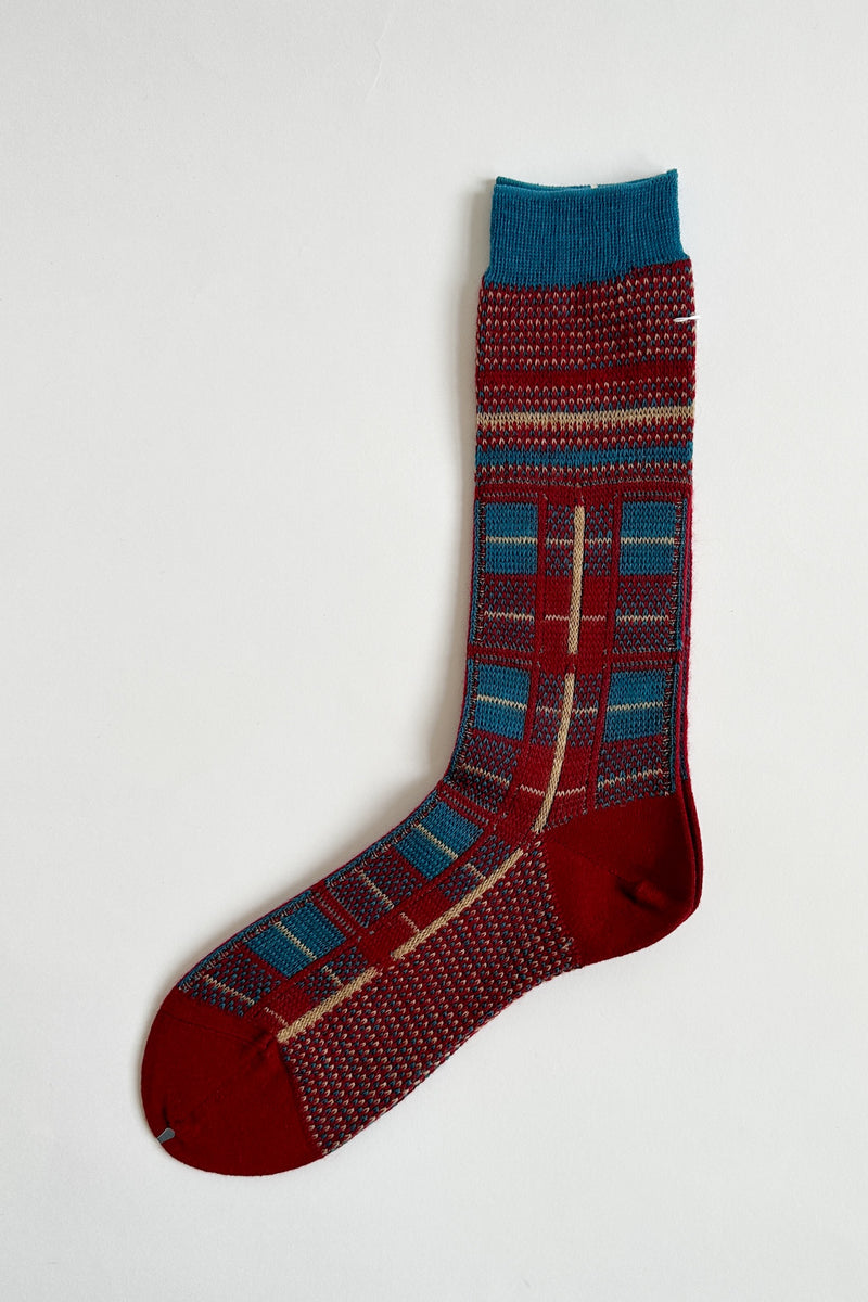 Antipast - Tartan Check Socks Knitted - AM757
