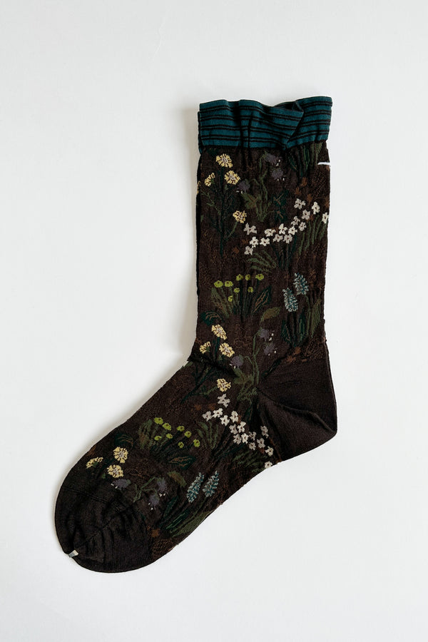 Antipast - Morris' Garden Socks Knitted - AM-754