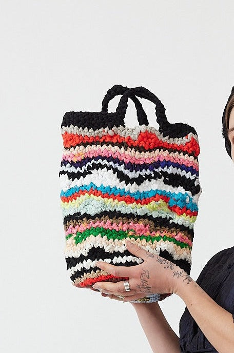 Daniela Gregis - Borsa Crochet Bag Cilindro - Mix Colour