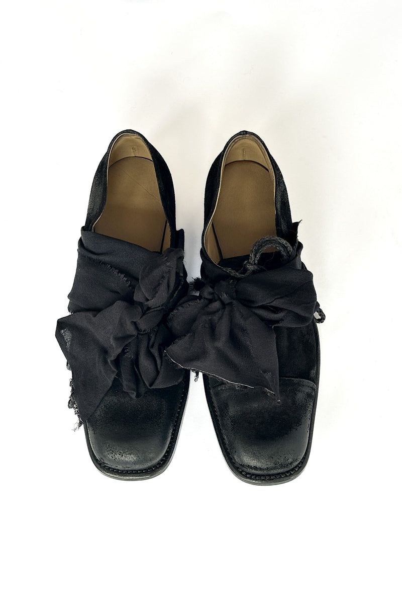 Cherevichkiotvichki - Square Derby with Toe Cap - Black