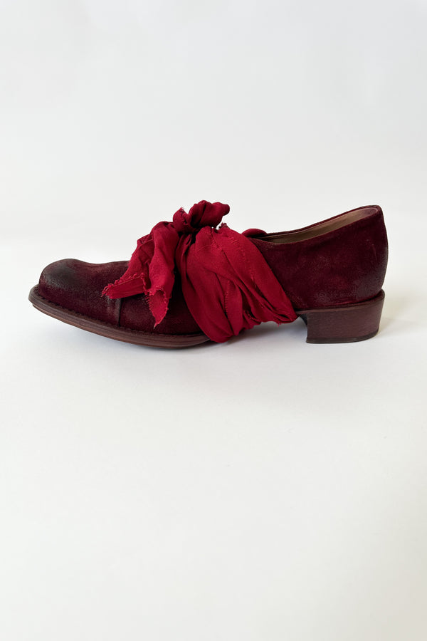 Cherevichkiotvichki - Square Derby with Toe Cap - Red