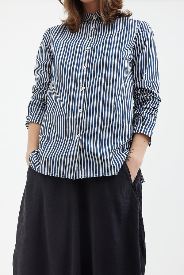 Hannoh Wessel - Chinzia Shirt - Ink Stripe