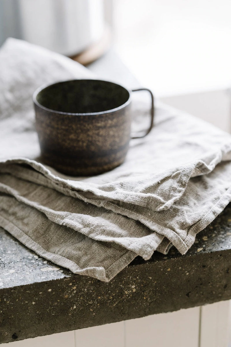 Metta - Tea Towel - Thick Linen