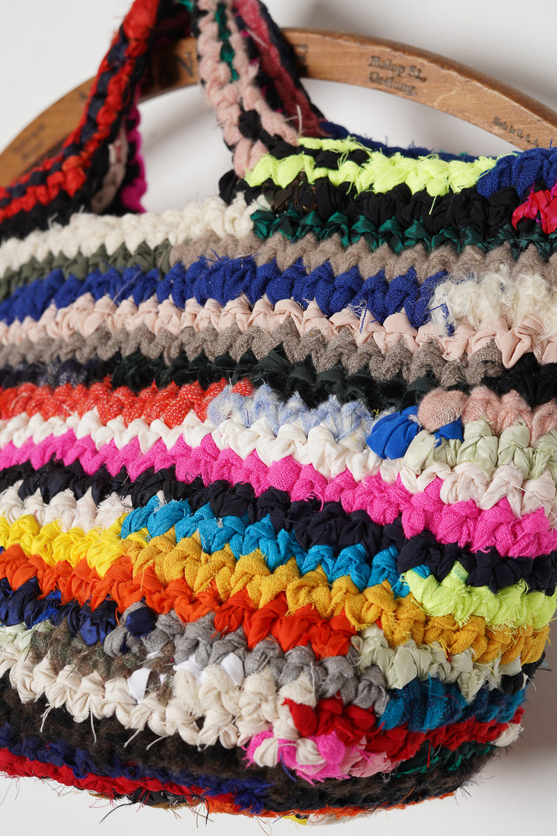 Daniela Gregis - crochet bag corolata - mix colour