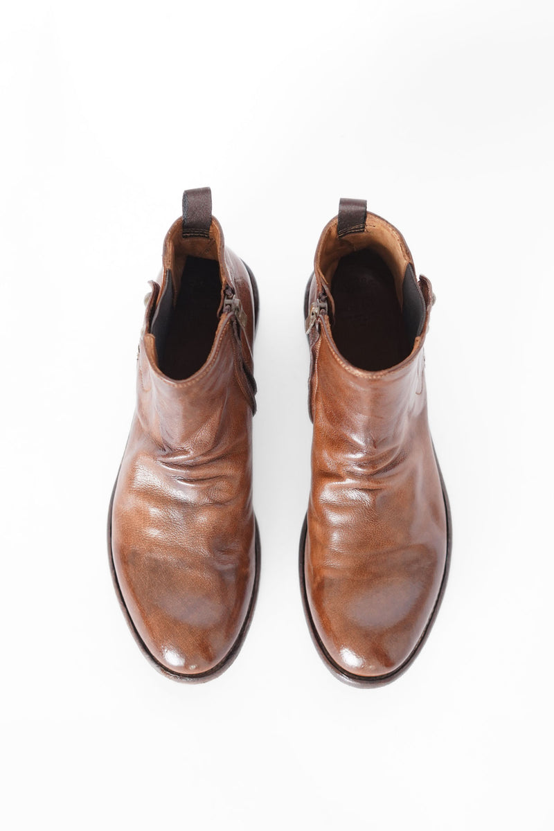 Officine Creative - Button Up Boot 004 - Tobacco