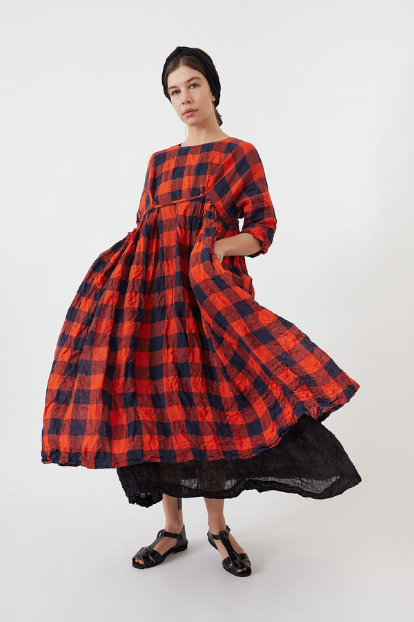 Daniela Gregis - Rossella Newpride Dress - Check Blue Orange