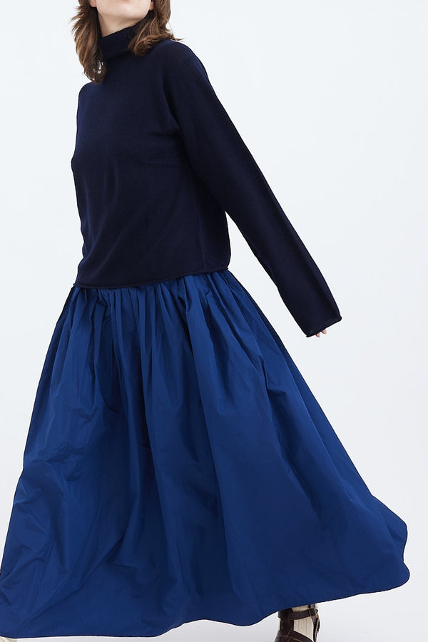 Sofie D'Hoore - Shea Taffeta Pleated Midi Skirt - Blumarine