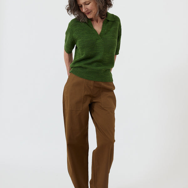 Toast - Cotton Linen Tapered Workwear Trousers – Scarlet Jones